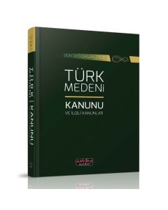 Türk Medeni Kanunu ve İlgili Kanunlar (Ciltli)