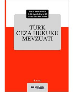 Türk Ceza Hukuku Mevzuatı (Ciltli)