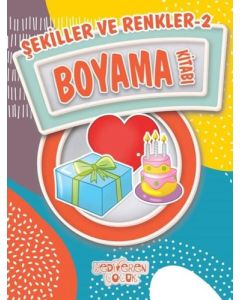 Şekiller ve Renkler 2 - Boyama Kitabı
