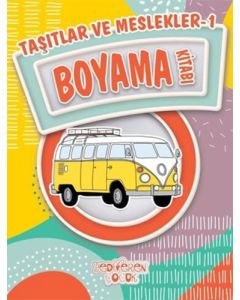 Taşıtlar ve Meslekler 1 -  Boyama Kitabı