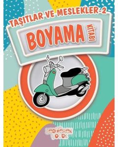 Taşıtlar ve Meslekler 2 - Boyama Kitabı