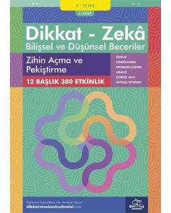Dikkat Zeka - Bilişsel ve Düşünsel Beceriler (9-10 Yaş) - Zihin Açma ve Pekiştirme 5.Kitap