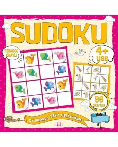 Çocuklar İçin Sudoku - Çıkartmalı (4+ Yaş)