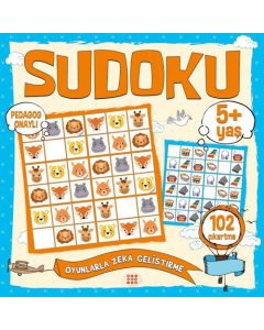 Çocuklar İçin Sudoku Çıkartmalı (5+ Yaş)