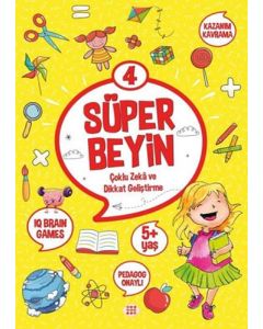 Süper Beyin 4 - Çoklu Zeka ve Dikkat Geliştirme 5+ Yaş