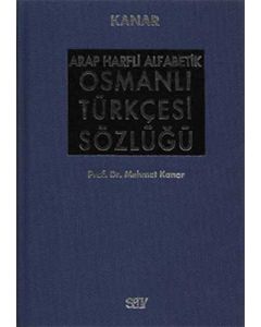 Arap Harfli Alfabetik Osmanlı Türkçesi Sözlüğü Büyük Boy (Ciltli)