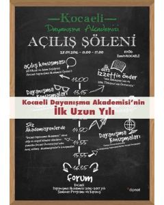 Kocaeli Dayanışma Akademisi’nin İlk Uzun Yılı