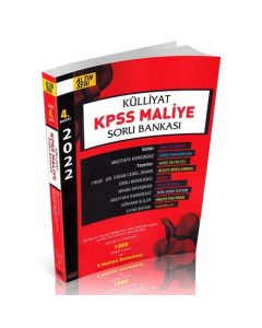 Külliyat KPSS Maliye Soru Bankası
