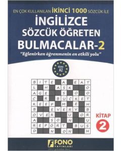 İngilizce Sözcük Öğreten Bulmacalar 2