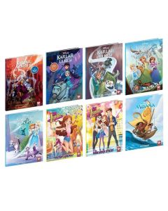 Disney Çizgi Klasikleri Kız Çocuk Seti - 8 Kitap Takım