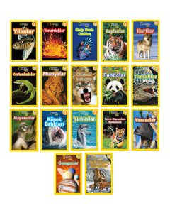 National Geographic Kids Okuma Serisi Seviye 2 Seti-17 Kitap Takım
