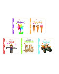 Akıllı Bebek - Sözcükleri Keşfediyorum Board Book 5 Kitap Set