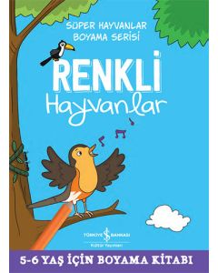 Süper Hayvanlar Boyama Serisi - Renkli Hayvanlar
