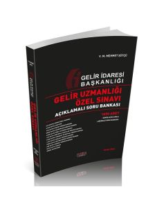 GİB Gelir Uzmanlığı Özel Sınavı Soru Bankası