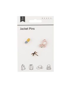 Pyrus 3'lü Flamingo Pin 