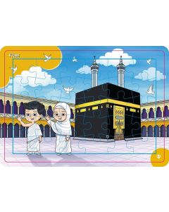 4-6 Yaş Değerli Mekanlar Kabe Puzzle