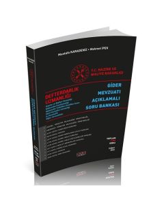 Defterdarlık Uzmanlığı Gider Mevzuatı Açıklamalı Soru Bankası