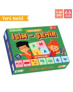 Yeni Nesil İsim Şehir Oyunu