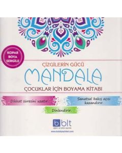 Çizgilerin Gücü - Mandala Çocuklar İçin Boyama Kitabı