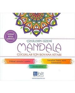 Çizgilerin Gizemi - Mandala Çocuklar İçin Boyama Kitabı