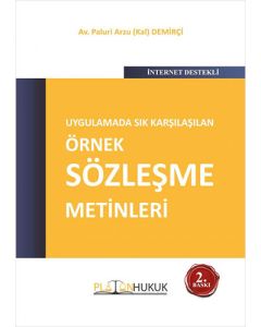 Uygulamada Sık Karşılaşılan Örnek Sözleşme Metinleri