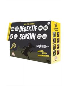 Dedektif Sensin! - İki Set Bir Arada - 8 Kitap Takım