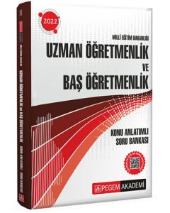 2022 Milli Eğitim Bakanlığı Uzman Öğretmenlik ve Baş Öğretmenlik Sınavı Hazırlık Konu Anlatımlı Soru Bankası