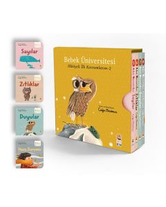 Bebek Üniversitesi: Hikayeli İlk Kavramlarım - 4 Kitap Takım