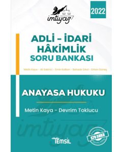 İmtiyaz 2022 Adli-İdari Hakimlik Soru Bankası - Anayasa Hukuku 