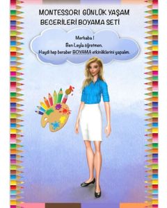 Montessori Günlük Yaşam Becerileri Boyama Seti