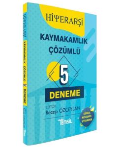 Hiyerarşi Kaymakamlık Çözümlü 5 Deneme
