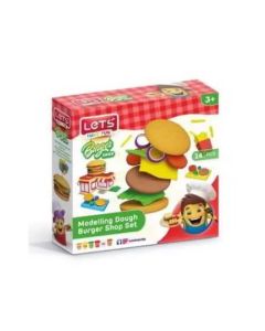 Let's Oyun Hamuru Hamburger Seti 