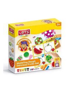 Let's Lezzetli Meyveler Matlı Oyun Hamuru 5x100 Gr.