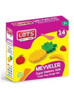 Let's Oyun Hamuru Meyveler Seti 14 Parça