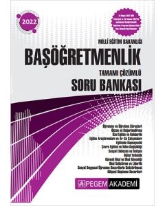 2022 Milli Eğitim Bakanlığı Başöğretmenlik Soru Bankası