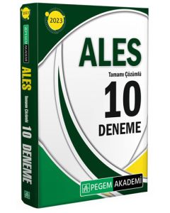 2023 Ales Tamamı Çözümlü 10 Deneme