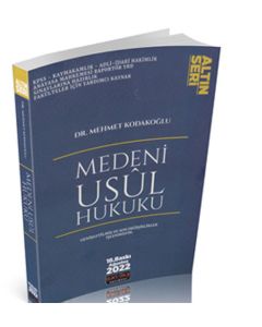 Medeni Usul Hukuku Konu Anlatımlı