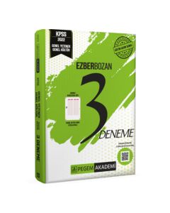 2022 KPSS Genel Kültür Genel Yetenek Ezberbozan 3 Deneme