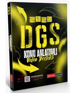 2023 DGS Video Destekli Konu Anlatımlı