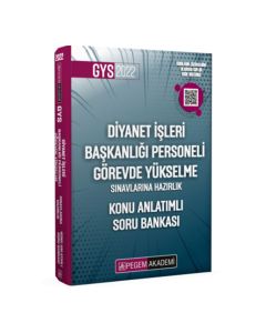 2022 Diyanet İşleri Başkanlığı Personeli Görevde Yükselme Sınavlarına Hazırlık Konu Anlatımlı Soru Bankası