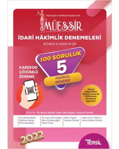 Müessir İdari Hakimlik Denemeleri