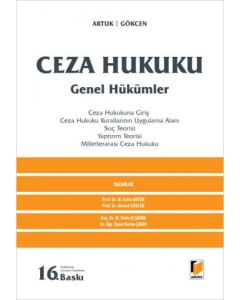 Ceza Hukuku Genel Hükümler (Ciltli)