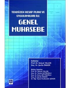 Tekdüzen Hesap Planı ve Uygulamaları Genel Muhasebe 