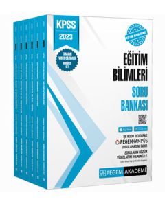 2023 KPSS Eğitim Bilimleri Tamamı Video Çözümlü Soru Bankası Modüler Seti - 6 Kitap