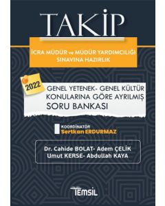 2022 İcra Müdür ve Müdür Yardımcılığı Genel Yetenek - Genel Kültür Soru Bankası