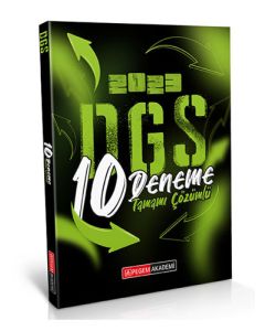 2023 DGS Tamamı Çözümlü 10 Deneme
