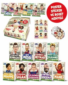 Efsane Futbolcular Kutulu Set (9 Kitap Takım)