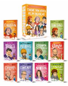 Tarihe Yön Veren Bilim İnsanları Serisi (Kutulu - 10 Kitap Takım)