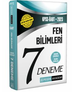 2023 KPSS ÖABT Fen Bilimleri Öğretmenliği 7 Deneme