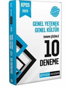 2023 KPSS Genel Yetenek Genel Kültür Tamamı Çözümlü 10 Deneme